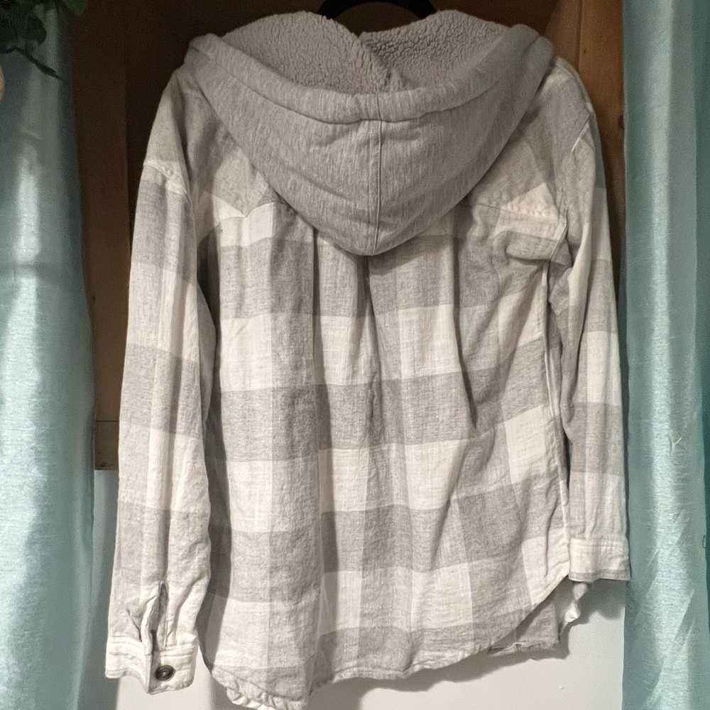 Hooded flannel